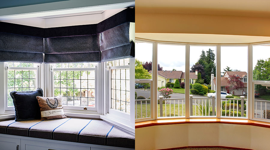 interior view of bay and bow windows taylorsville ut
